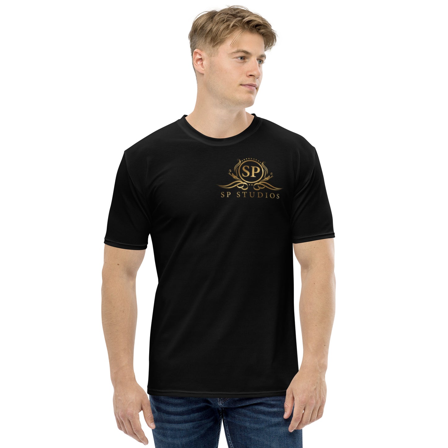 Men's Crew Neck Fit Rose T-Shirt