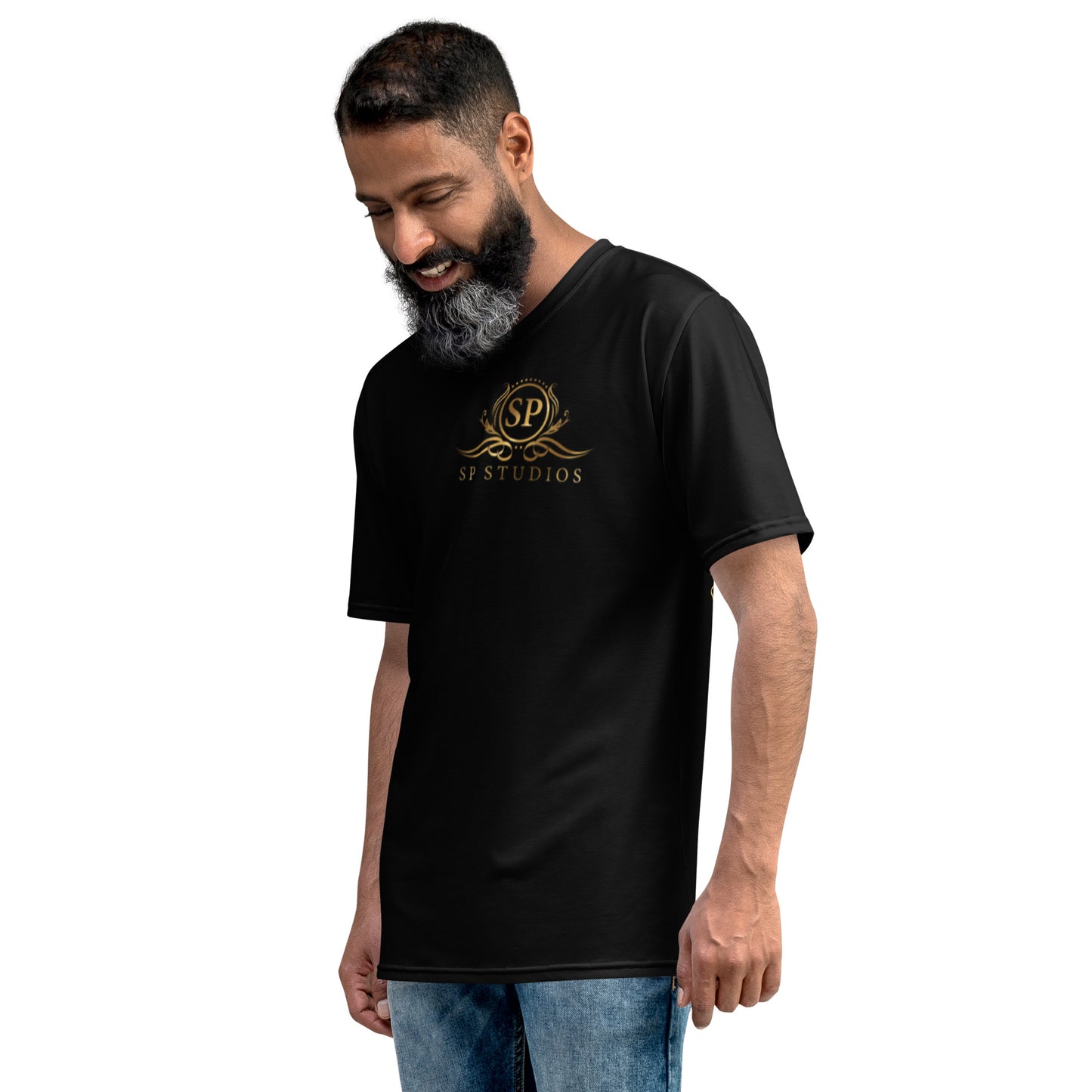 Men's Crew Neck Fit Rose T-Shirt